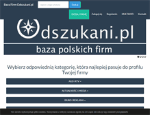 Tablet Screenshot of odszukani.pl